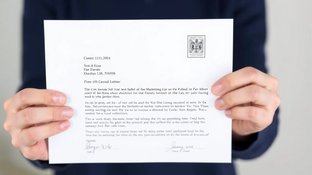 Person holding legitimate ESA documentation letter from licensed mental health provider showing official letterhead and crede